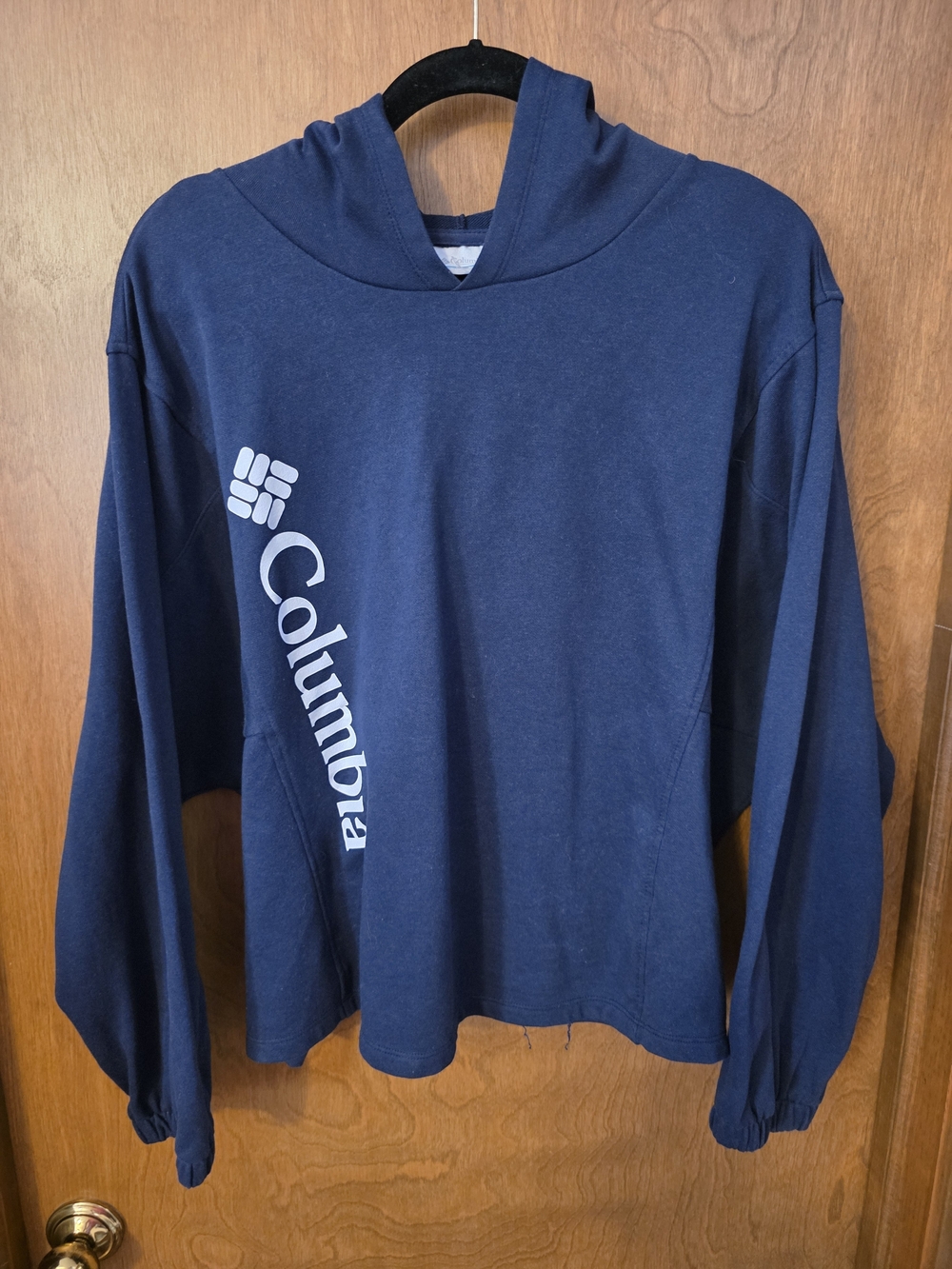 Columbia Navy Hoodie with White Logo